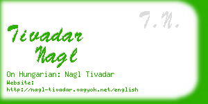 tivadar nagl business card